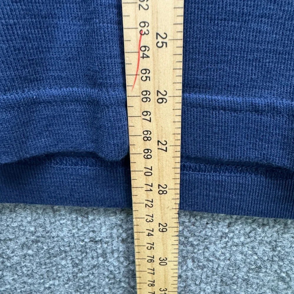 Banana Republic Double Knit Henley Mens XL Navy Long Sleeve Casual Shirt